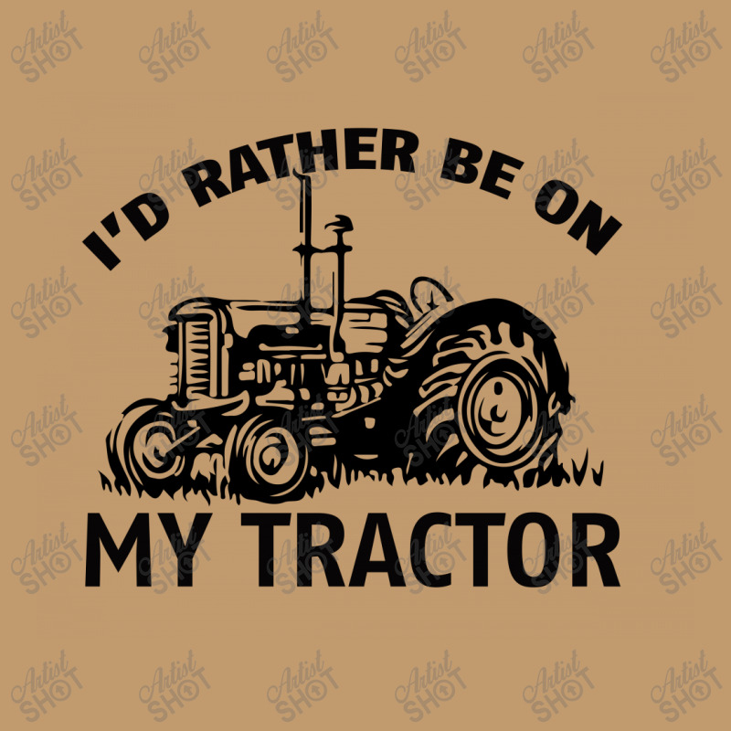 I D Rather Be On My Tractor Urban Heavy T-shirt | Artistshot