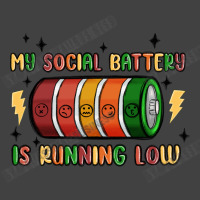 Social Battery Vintage T-shirt | Artistshot