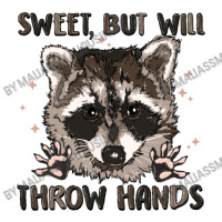 Sweet But Will Throw Hands Debie Paper Bag - 10 X 5 X 13 | Artistshot