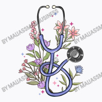 Floral Stethoscope T-shirt | Artistshot