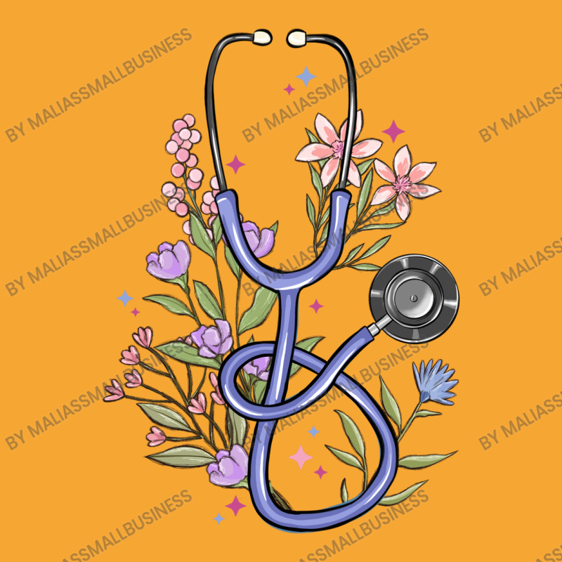 Floral Stethoscope Basic T-shirt | Artistshot