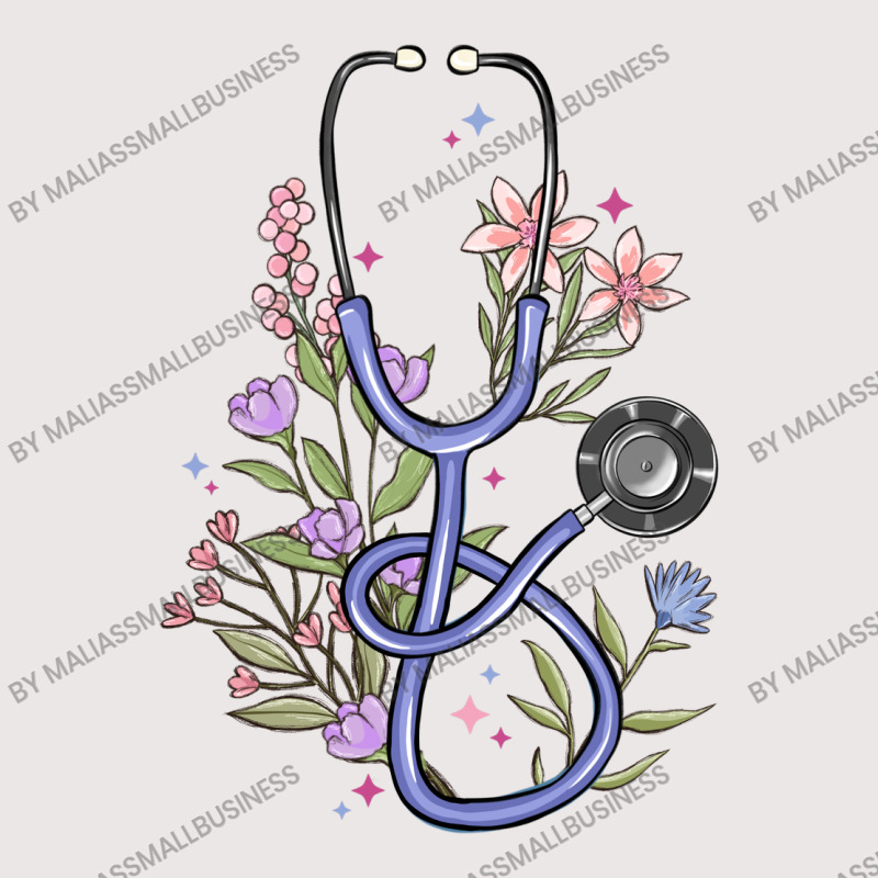 Floral Stethoscope Pocket T-shirt | Artistshot