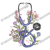 Floral Stethoscope Unisex Hoodie | Artistshot