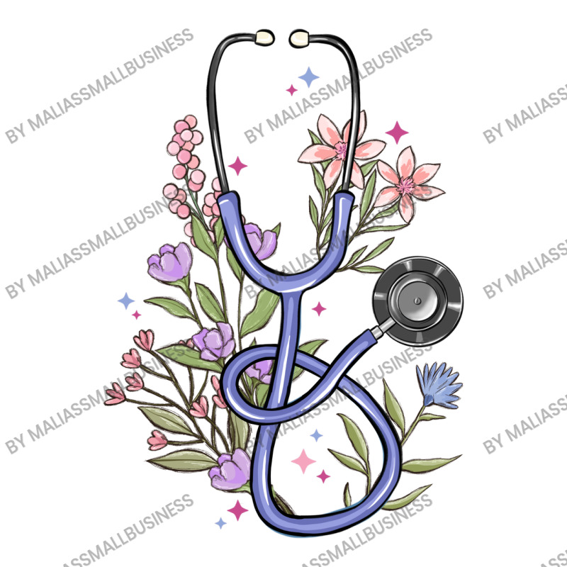 Floral Stethoscope Unisex Hoodie | Artistshot