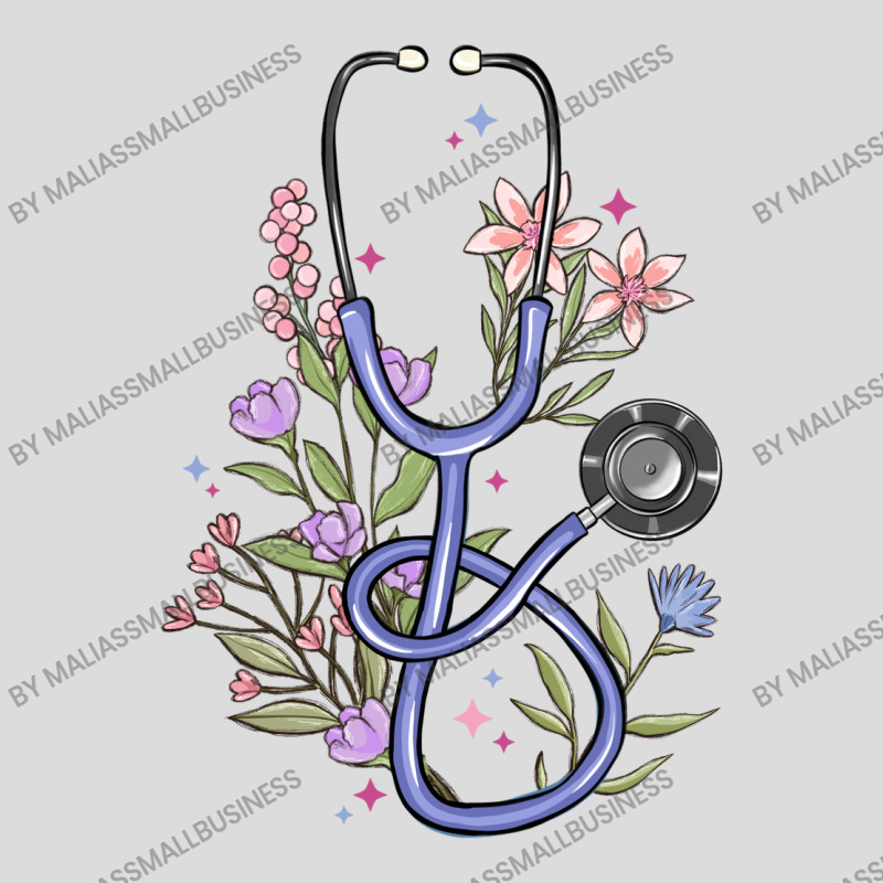 Floral Stethoscope Men's Polo Shirt | Artistshot