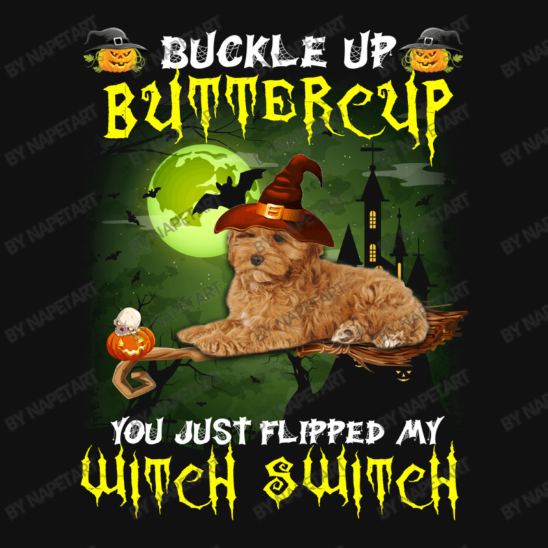 Cockapoo Buckle Up Buttercup You Just Flipped My Witch Switch Tote Bags | Artistshot