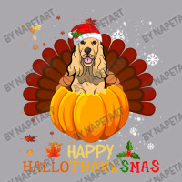 Cocker Spaniel Halloween And Merry Christmas Happy Hallothanksmas Youth 3/4 Sleeve | Artistshot