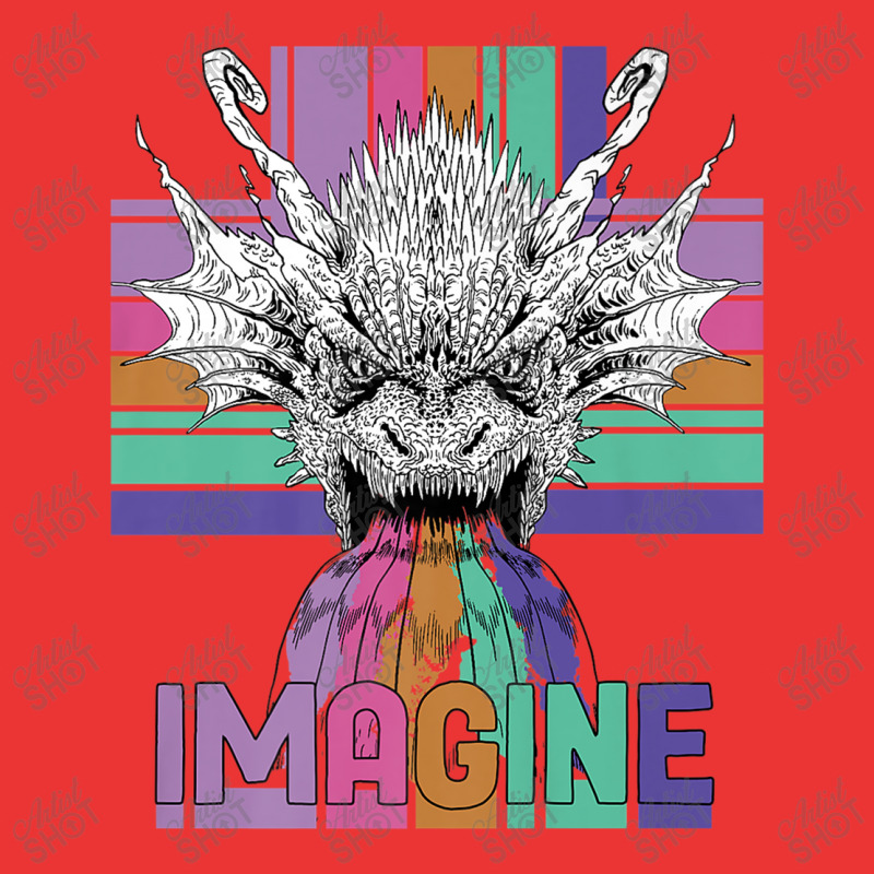 Imagine Great Dragon Vintage Cool Art Great Women Men Mesh cap by HailieDesign | Artistshot