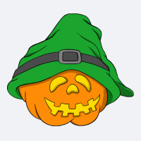 Halloween Jack O Lantern T  Shirt Slouchy Hat Halloween Pumpkin Green Trucker Cap | Artistshot