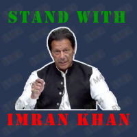 Stand With Imran Khan Pakistan Design Men Denim Jacket | Artistshot