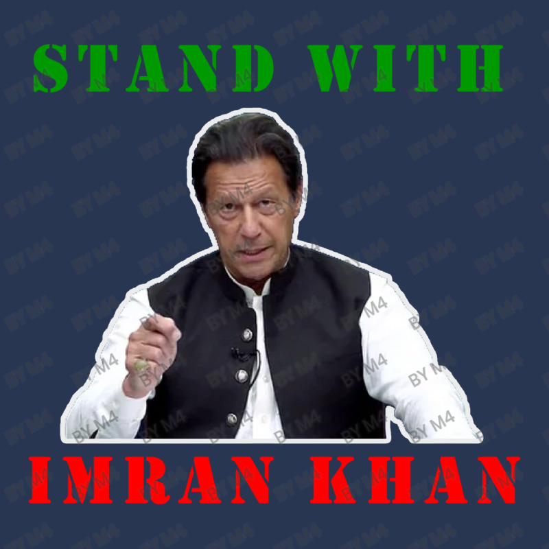 Stand With Imran Khan Pakistan Design Men Denim Jacket by M4 | Artistshot