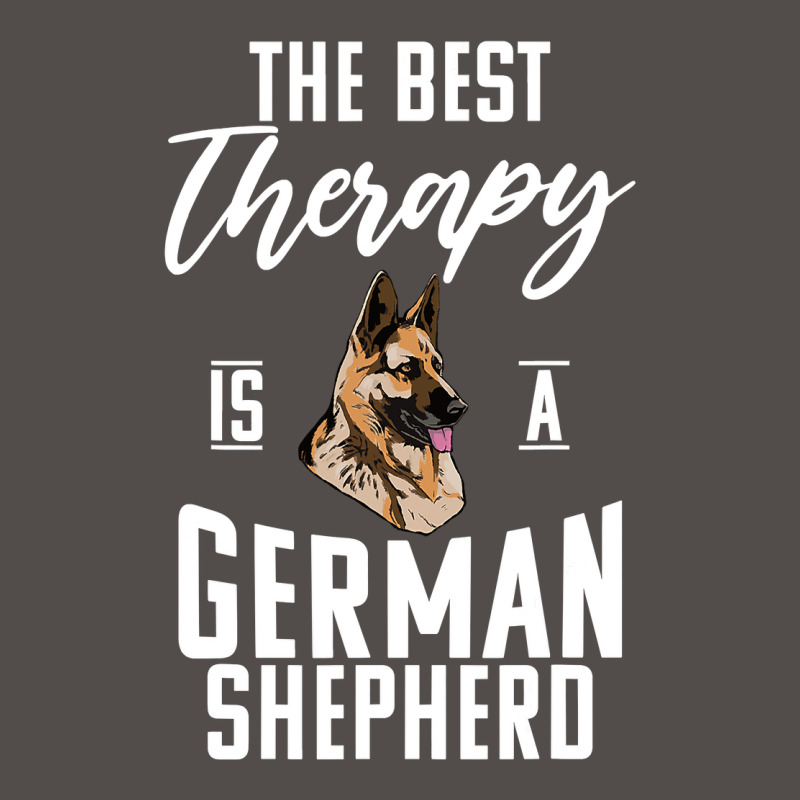 The Best Therapy Is A German Shepherd Owner Flat Bill Snapback Cap by pester | Artistshot