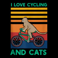 I Love Cycling And Cats Riding Bicycle Cyclist Kitty Lover Tank Top Flat Bill Snapback Cap | Artistshot