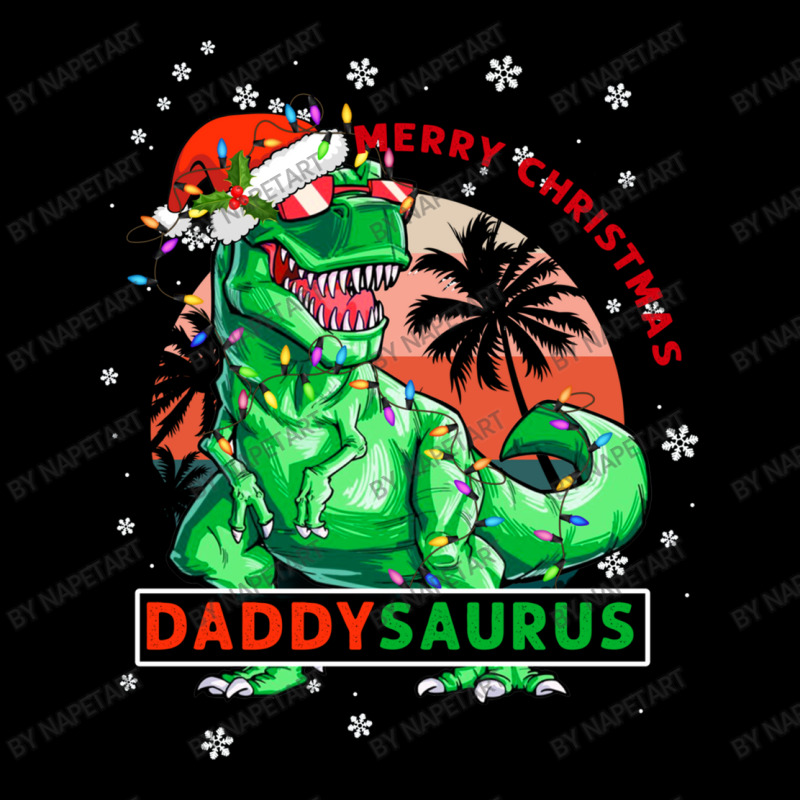 Daddysaurus T Rex Dinosaur Family Matching Christmas Youth Hoodie | Artistshot