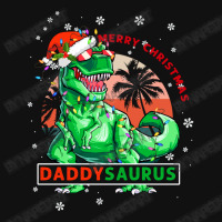 Daddysaurus T Rex Dinosaur Family Matching Christmas Baby Bibs | Artistshot