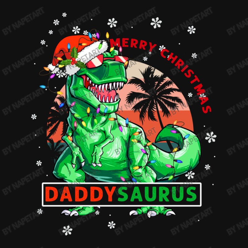 Daddysaurus T Rex Dinosaur Family Matching Christmas Baby Bibs | Artistshot