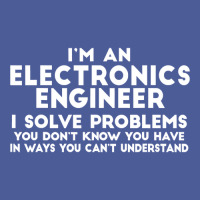 Engineer Funny Gift   Electronics Engineer I Solve Problems T Shirt Flat Bill Snapback Cap | Artistshot