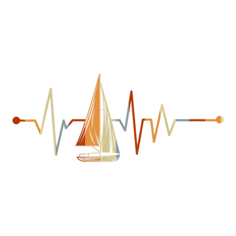 Sea Captain Gift.sail Boat Heartbeat Boat Sailing Cub Paper Bag - 8 X 4 1/2 X 10 1/4 | Artistshot