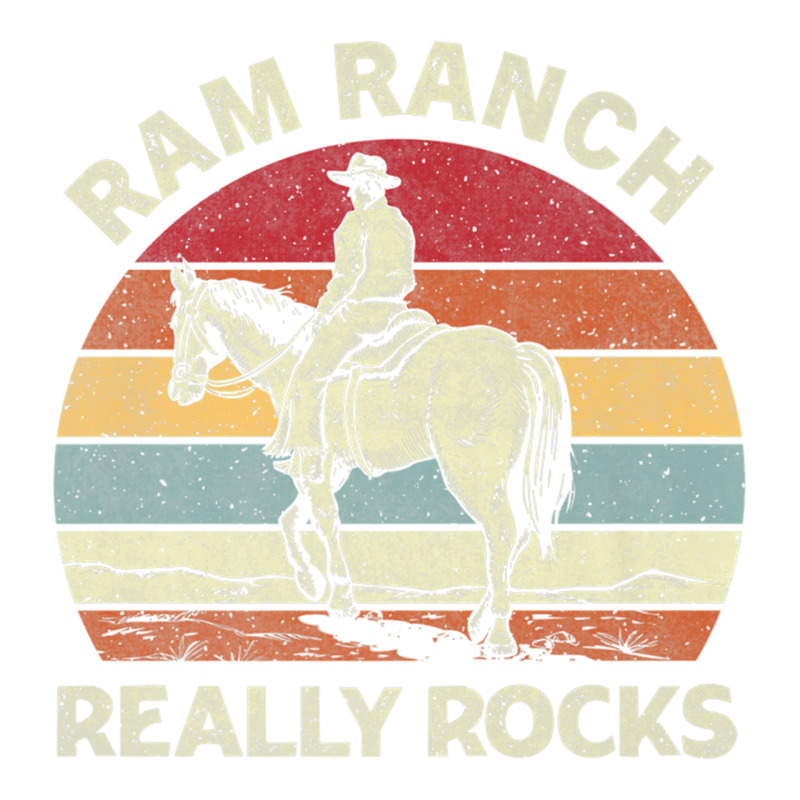 Ram Ranch Really Rock Vintage Western Rodeo Cowboy Horseback Premium T Mart Paper Bag -13 X 7 X 17 | Artistshot