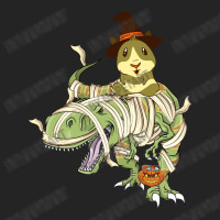 Funny Guinea Pig Riding Mummy T Rex Dinosaur Halloween 3/4 Sleeve Shirt | Artistshot