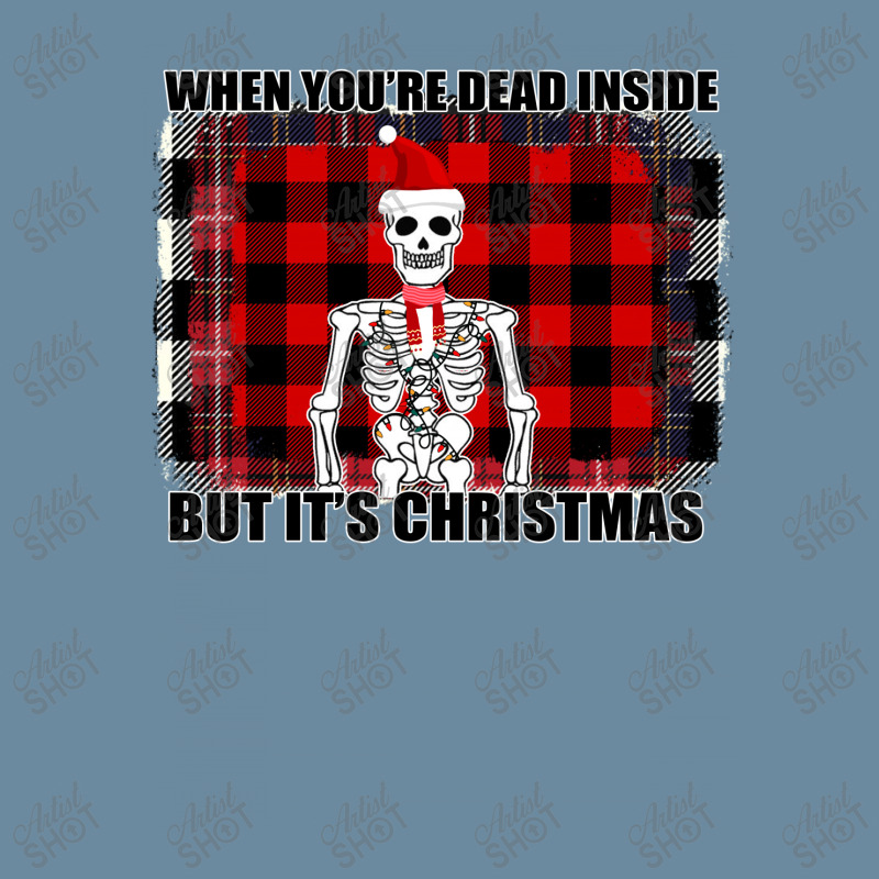 When You Re Dead Inside But It Christmas Skeleton Urban Heavy T-shirt | Artistshot