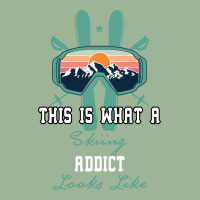 This What A Skiing Addict Looks Like Urban Heavy T-shirt | Artistshot