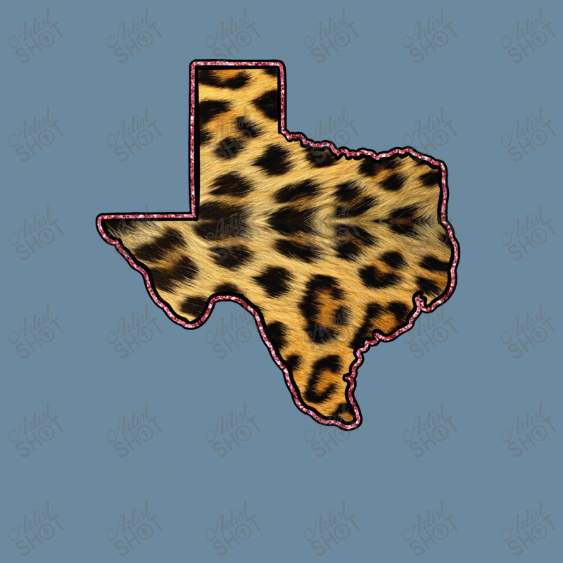 Western Texas Map Leopard Pattern Urban Heavy T-shirt | Artistshot