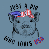 Just A Pig Who Loves Usa Urban Heavy T-shirt | Artistshot