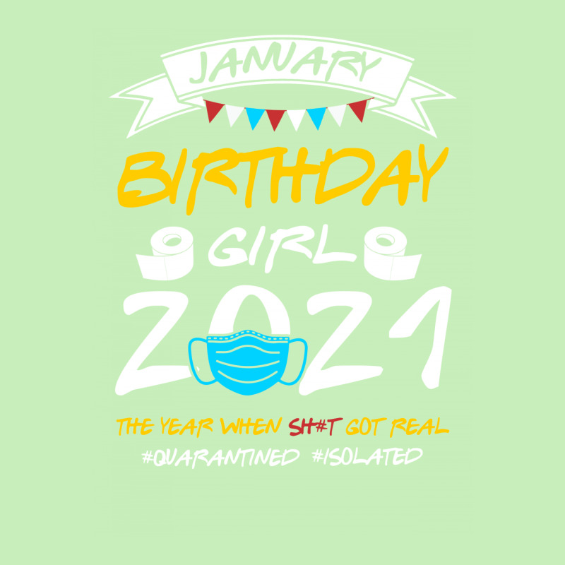 January Birthday Girl 2021 Isolated Urban Heavy T-shirt by TwinkleRed.com | Artistshot