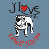 I Love My English Bulldog Urban Heavy T-shirt | Artistshot