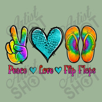 Peace Love Flips Flops Urban Heavy T-shirt | Artistshot