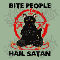 Hail Satan Funny Cat Yoga Urban Heavy T-shirt | Artistshot