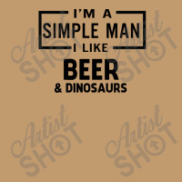 I'm A Simple Man I Like Beer And Dinosaur Urban Pullover Hoodie | Artistshot