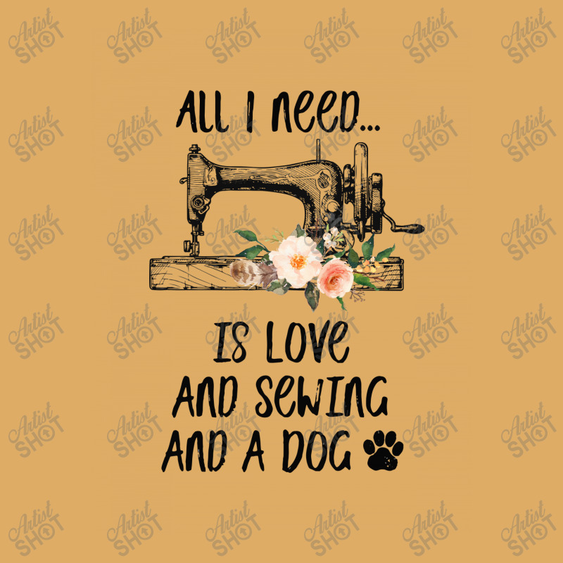 I Need Is Love And Sewing And A Dog Urban Pullover Hoodie by hoainv | Artistshot