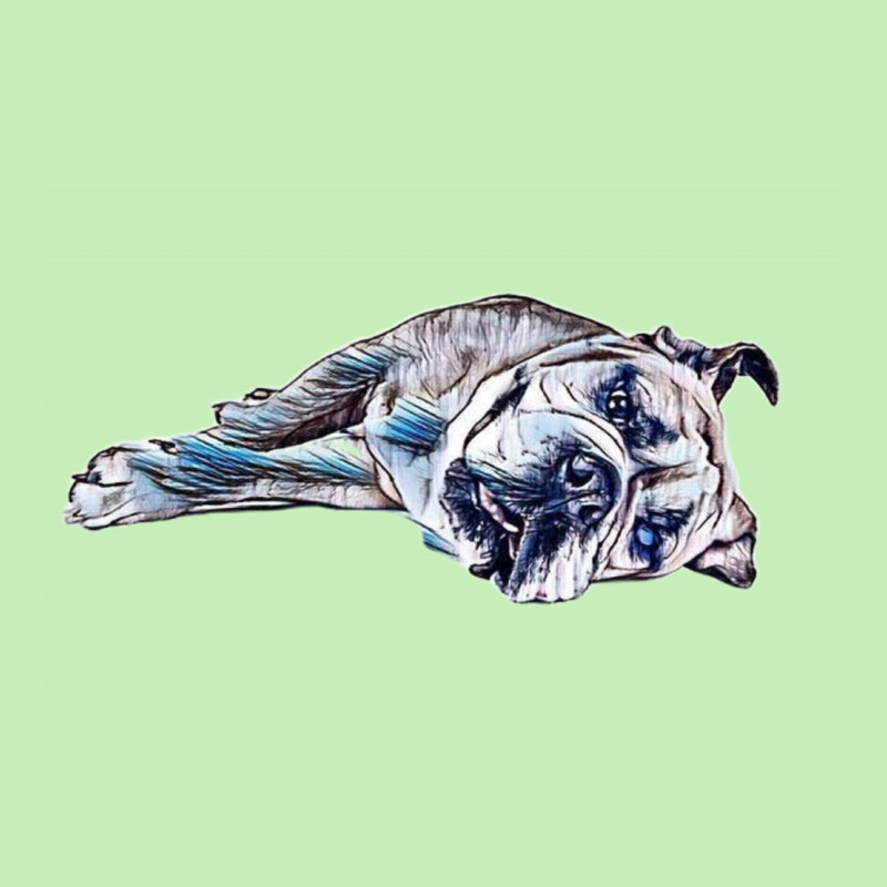 A Tired Bulldog Laying Down O Urban Pullover Hoodie | Artistshot