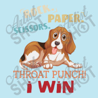 Rock Paper Scissors Throat Punch I Win Dog Retro Vintage Beagle Urban Pullover Hoodie | Artistshot