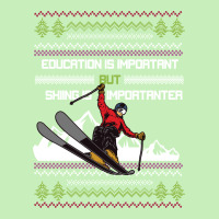 Education Is Important Skiing Urban Pullover Hoodie | Artistshot