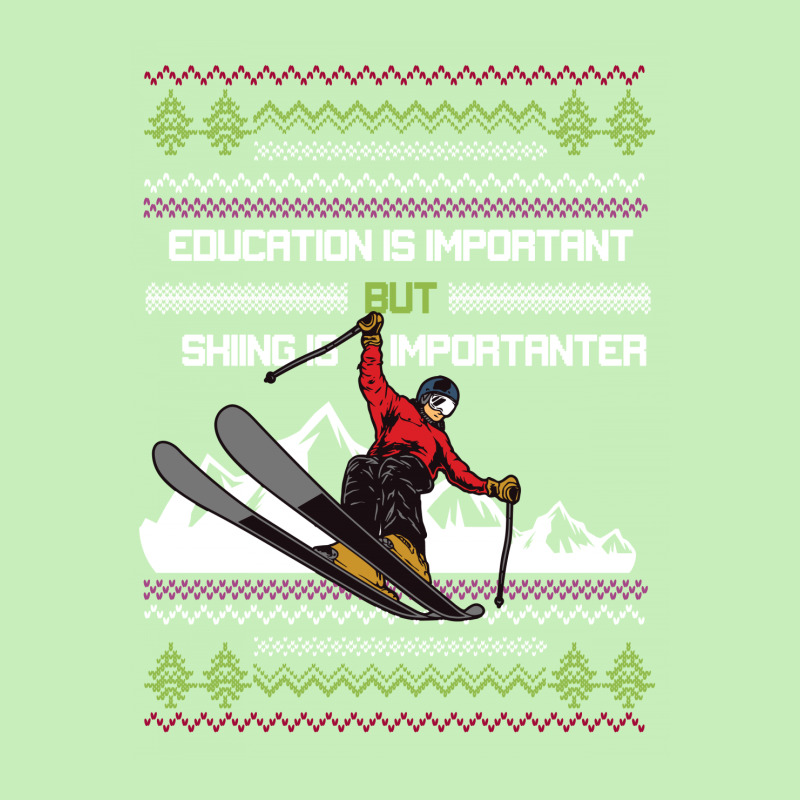 Education Is Important Skiing Urban Pullover Hoodie | Artistshot