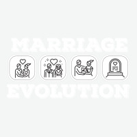 Marriage Evolution Urban Pullover Hoodie | Artistshot