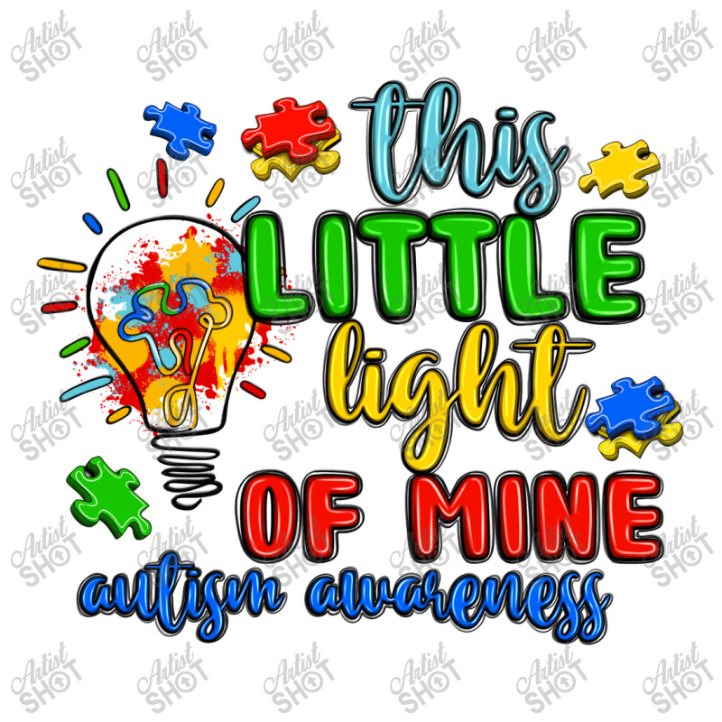 This Little Light Of Mine Autism Awareness Raglan Crop Top by JahusDesignShop | Artistshot