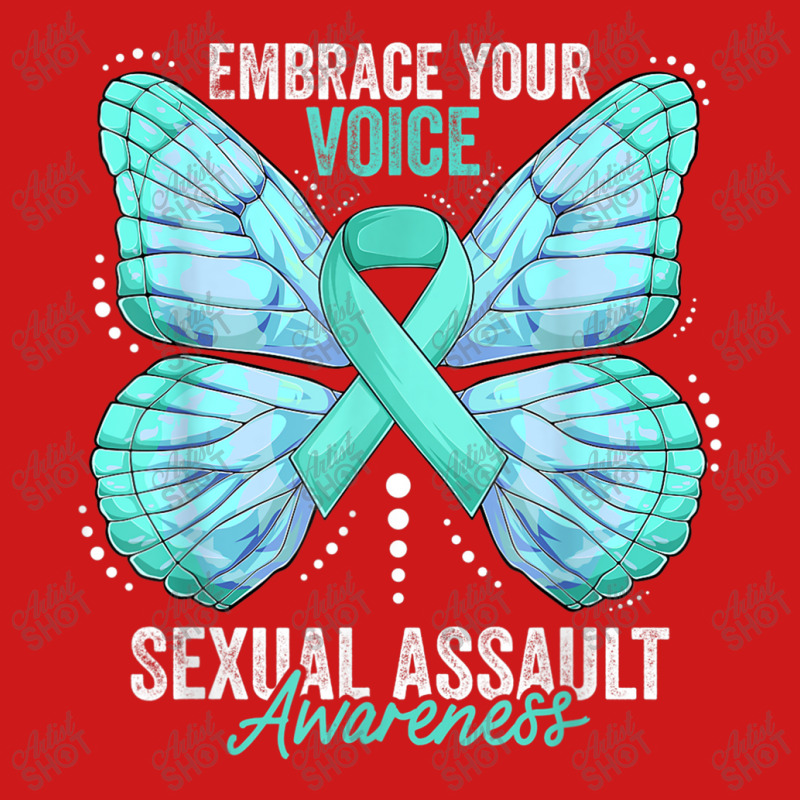 Sexual Assault Awareness Month Butterfly Teal Ribbon Baseball Cap by AntoineDesign | Artistshot