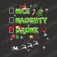 Nice Naughty Drunk Check Funny Christmas Cute Gifts Champion Hoodie | Artistshot