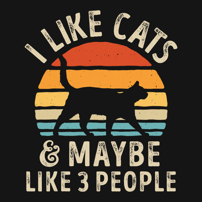 I Like Cats And Maybe Like 3 People Cat Lover Gifts Women T Shirt Mesh cap by RomanAllen89 | Artistshot