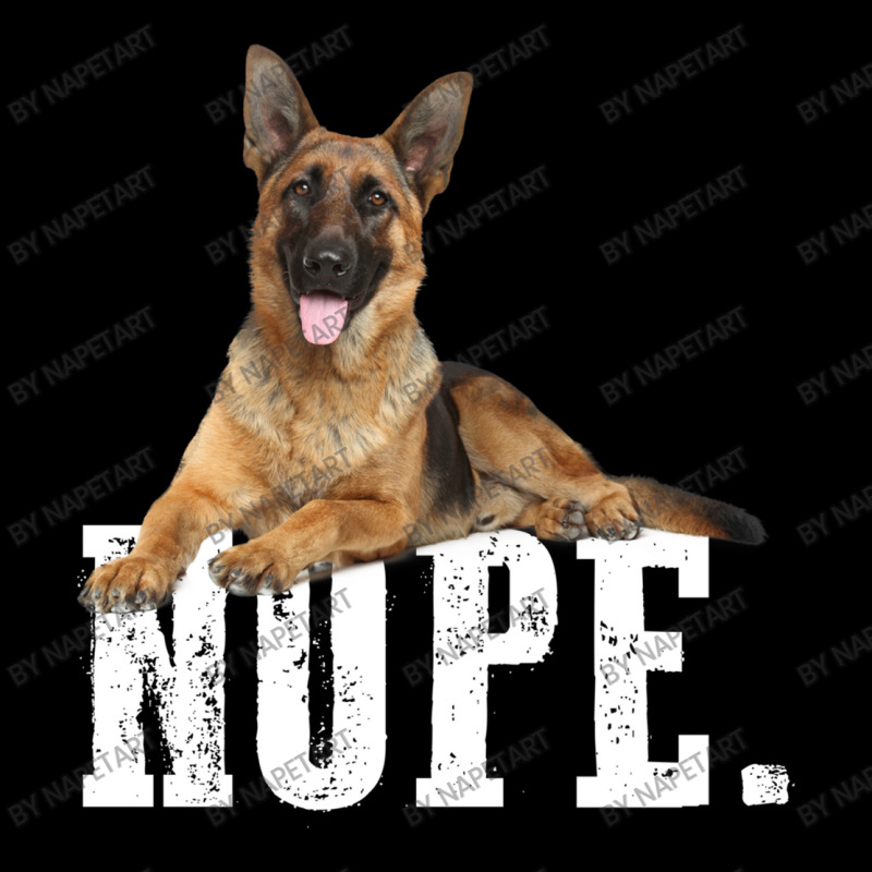 Nope Lazy German Shepherd Dog Lover V-neck Tee | Artistshot