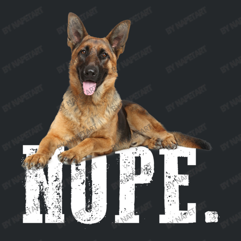 Nope Lazy German Shepherd Dog Lover Crewneck Sweatshirt | Artistshot