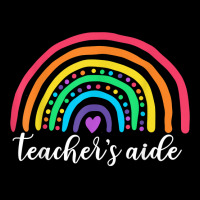 Teachers Aide Appreciation Gifts Cute Rainbow Teachers Aide T Shirt Camo Snapback | Artistshot