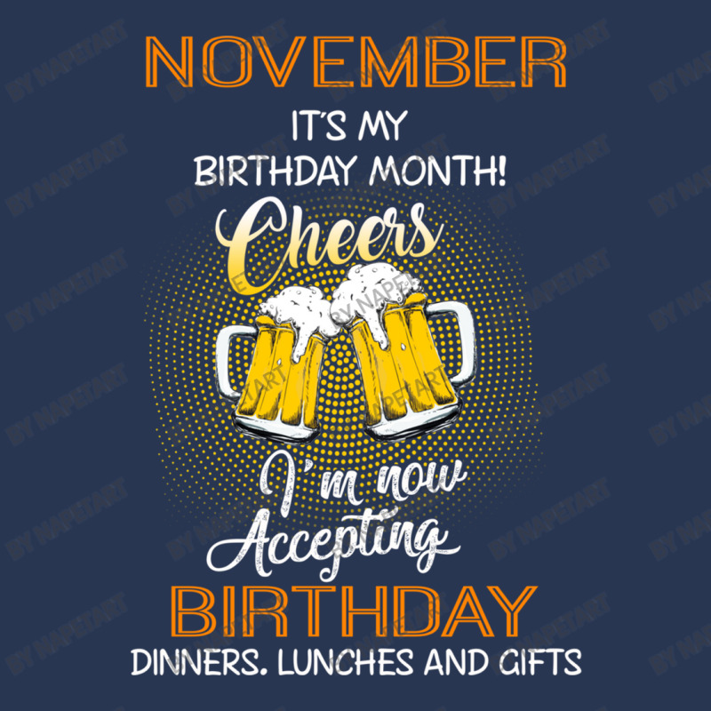 November It's My Birthday Month Cheers Men Denim Jacket | Artistshot