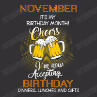 November It's My Birthday Month Cheers Vintage Hoodie | Artistshot