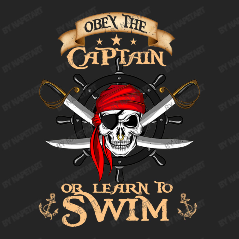 Obey The Captain Or Learn To Swim Pirate Unisex Hoodie | Artistshot