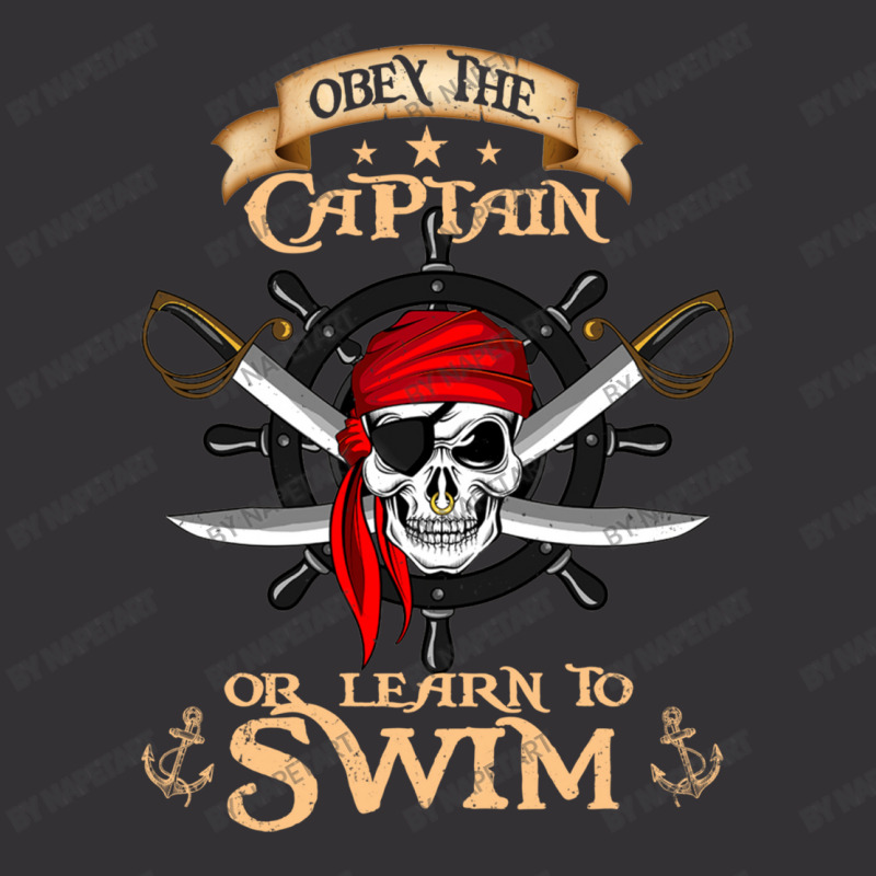 Obey The Captain Or Learn To Swim Pirate Vintage Short | Artistshot